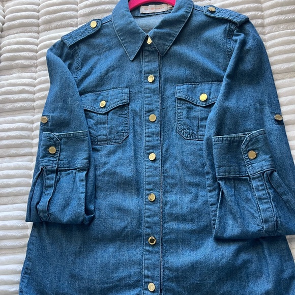 Tory Burch Denim Shirt - Picture 10 of 10